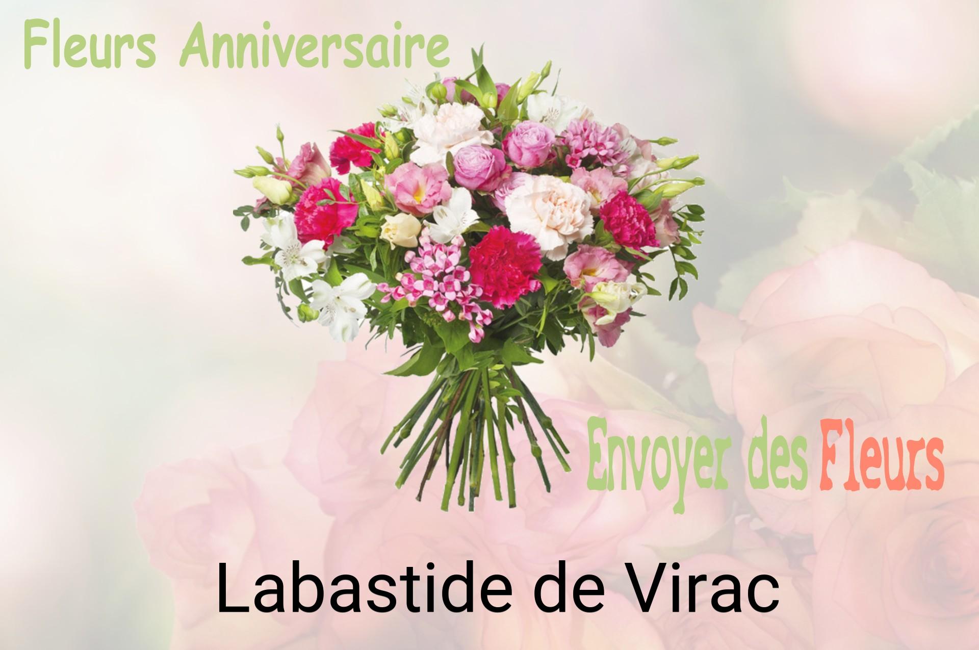 Bouquet de fleurs d’anniversaire livré à Labastide-de-Virac