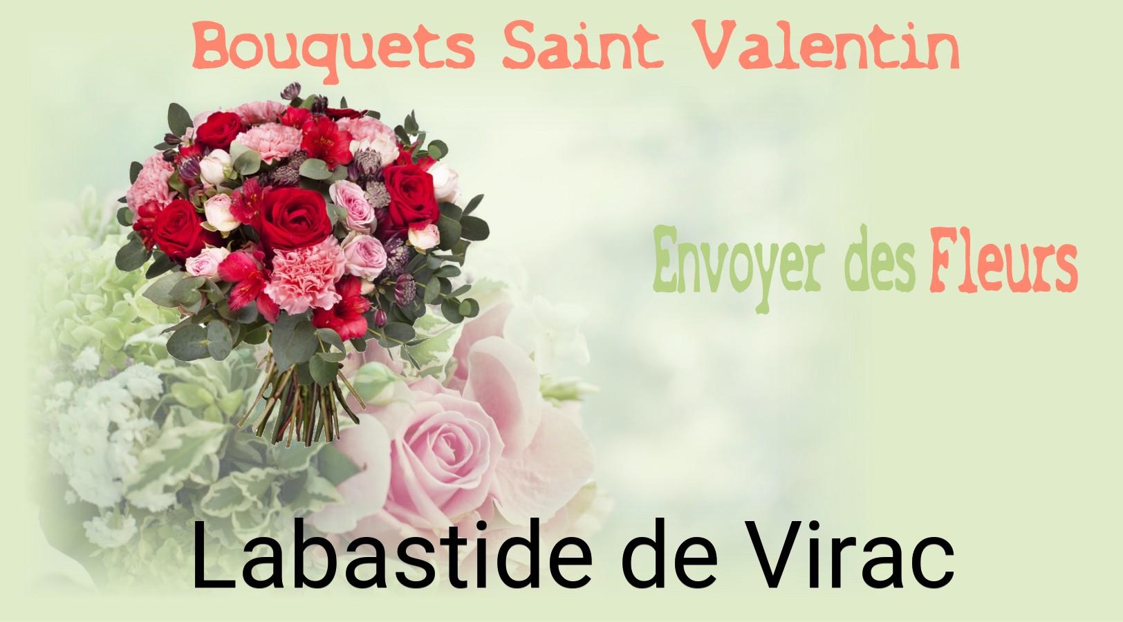 Roses de Saint-Valentin livrées à Labastide-de-Virac